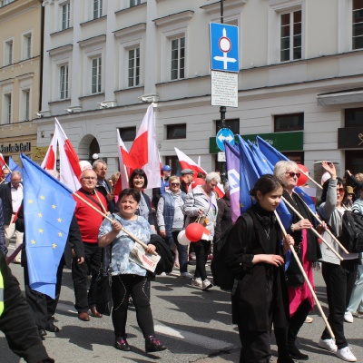 Grupa radomska uczestnikami pochodu